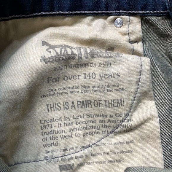 Men’s Levi’s zipper jeans with pockets NWOT - Picture 7 of 7